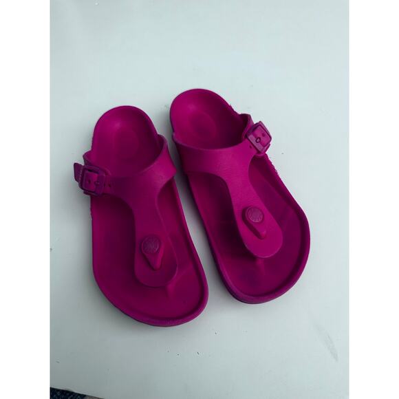 Birkenstock Gizeh EVA Pink Sandals - Girls Size 2 - Picture 3 of 7